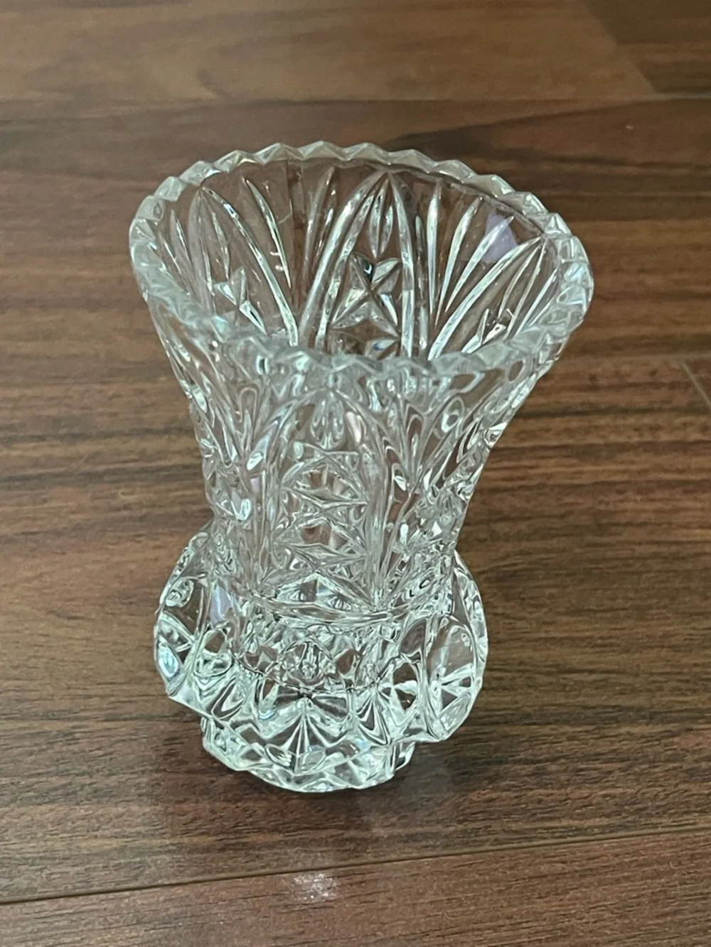 vintage Crystal Zajecar 24% lead crystal bud vase